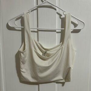Elegant Cream Women's Crop Top